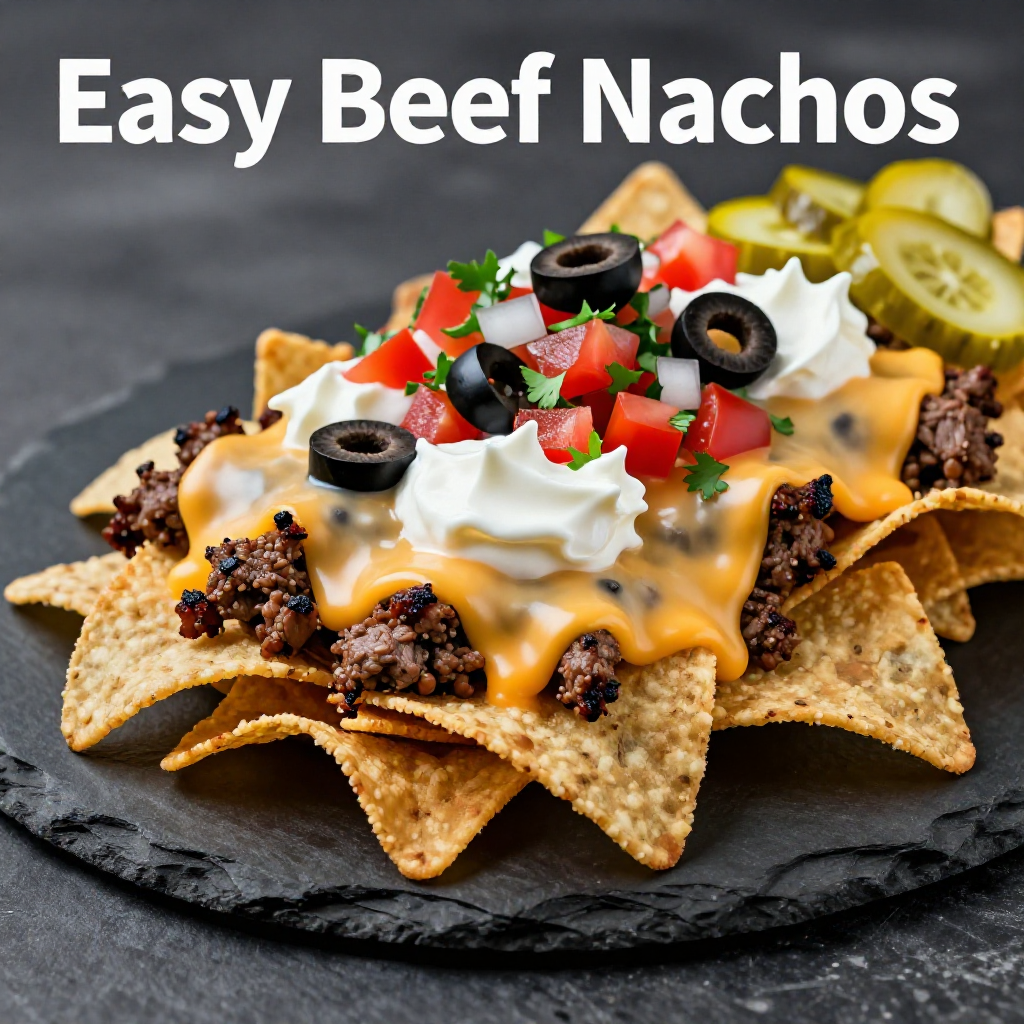 Easy Beef Nachos