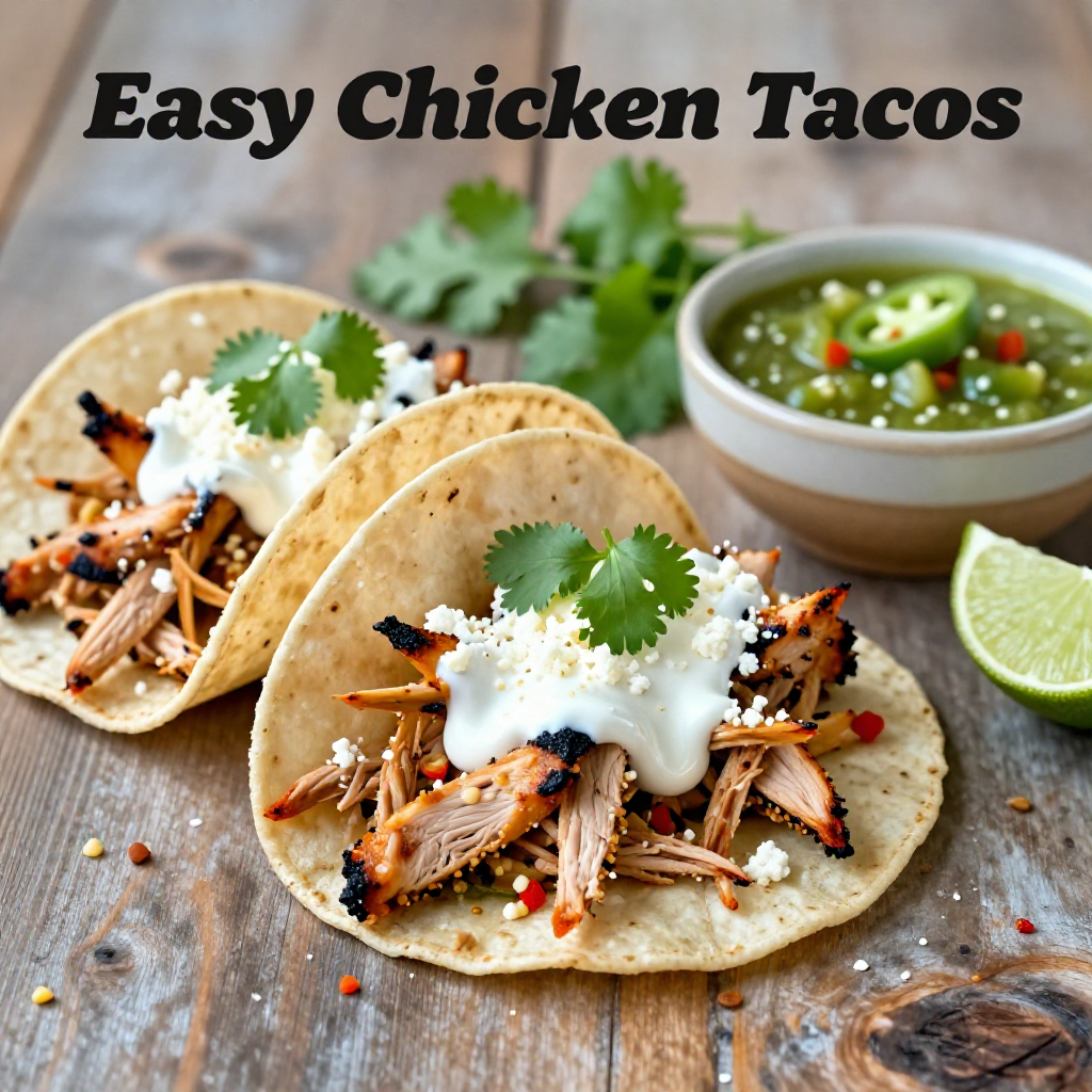 Easy Chicken Tacos