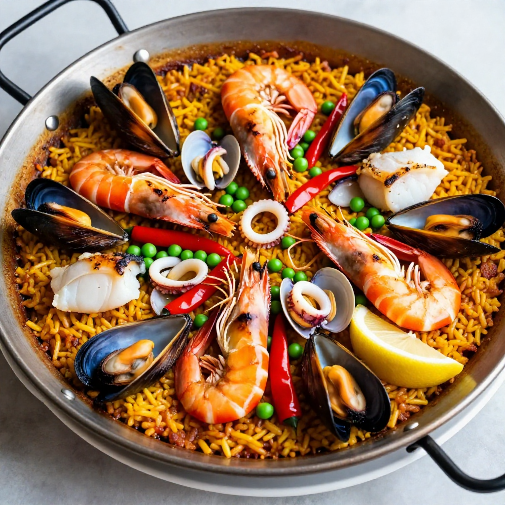 Easy Seafood Paella
