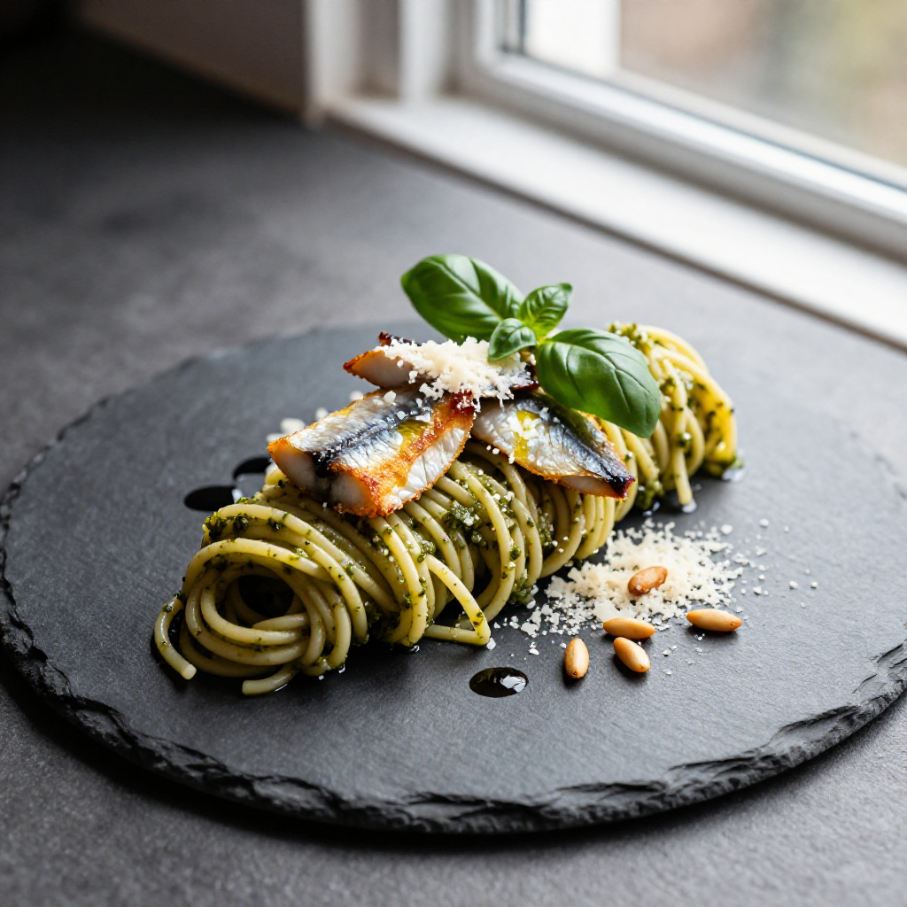 Tuyo Pesto Spaghetti Pasta