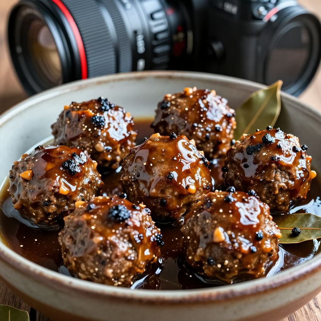 Adobo Meatballs