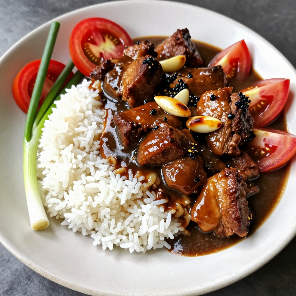 Adobong Bisaya (Pork)