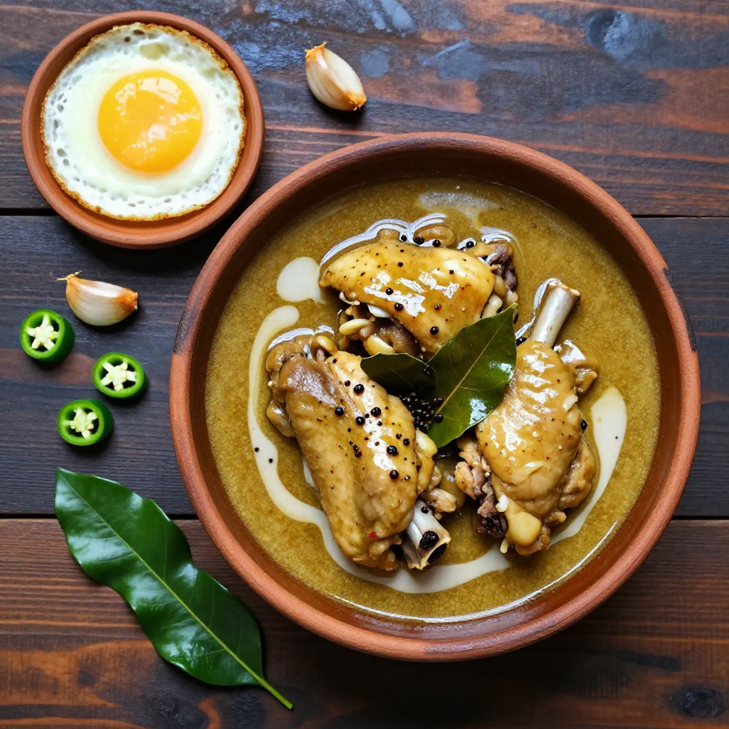 Adobong Manok sa Gata