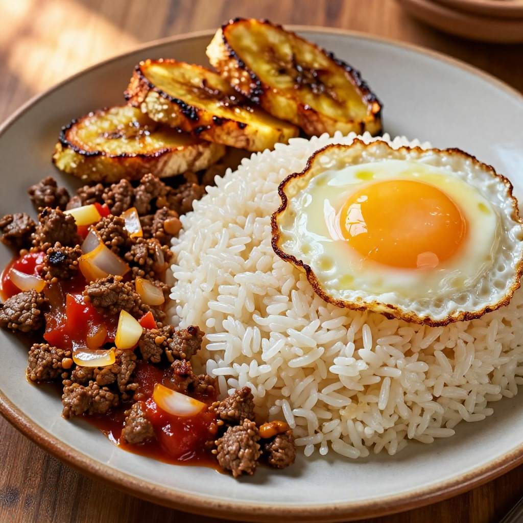 Arroz a la Cubana