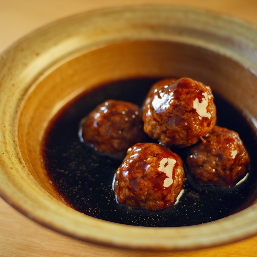 Adobo Meatballs