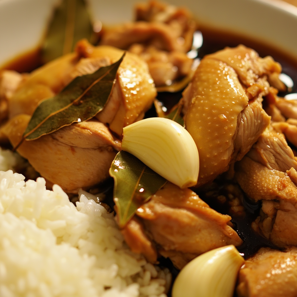 Adobong Manok sa Buko