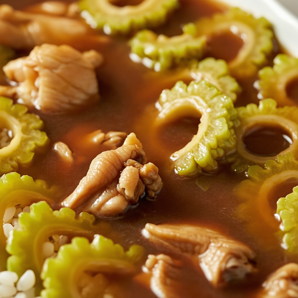 Ampalaya with Chicken Feet