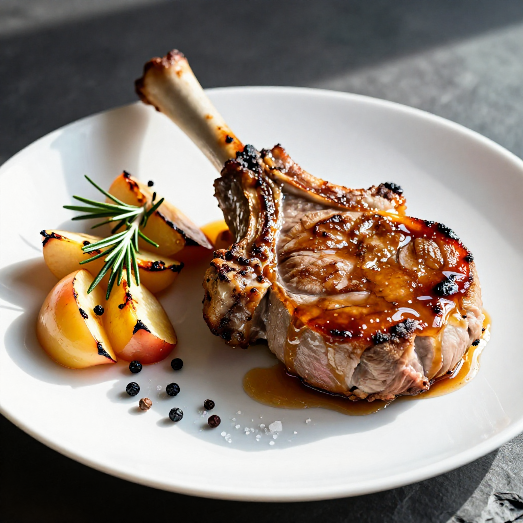 Apple Glazed Pork Chop