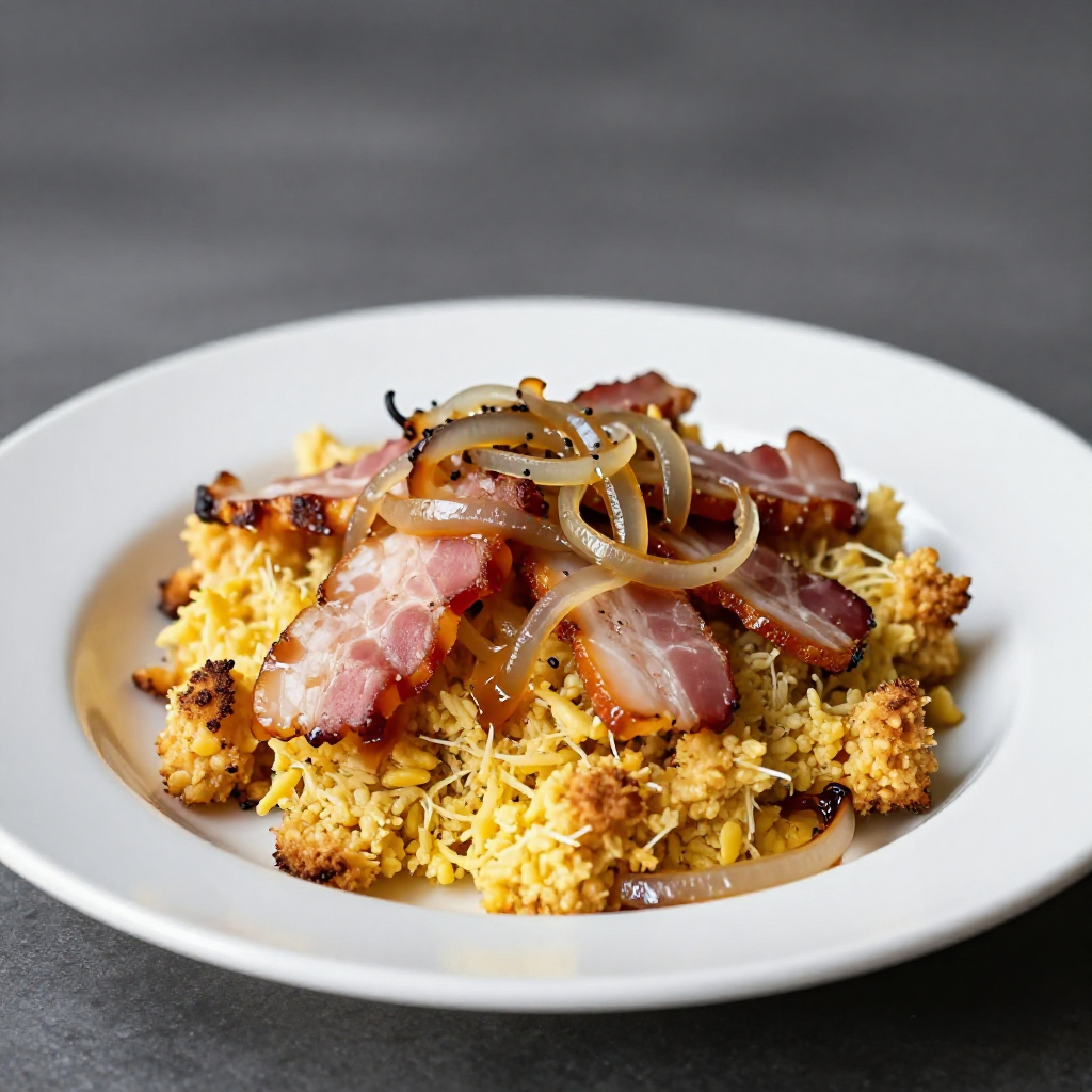 Bacon and Caramelized Onion Cornbread Stuffing