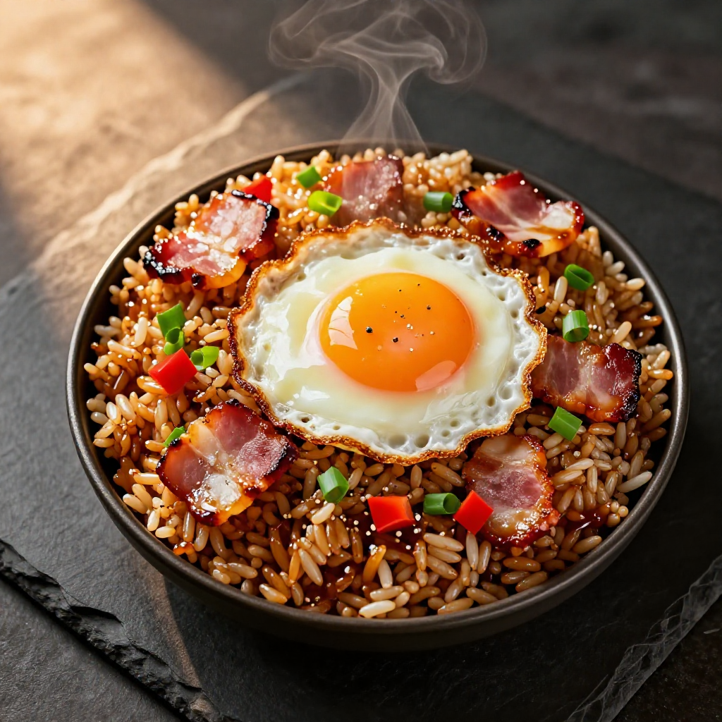 Bacon and Egg Fried Rice