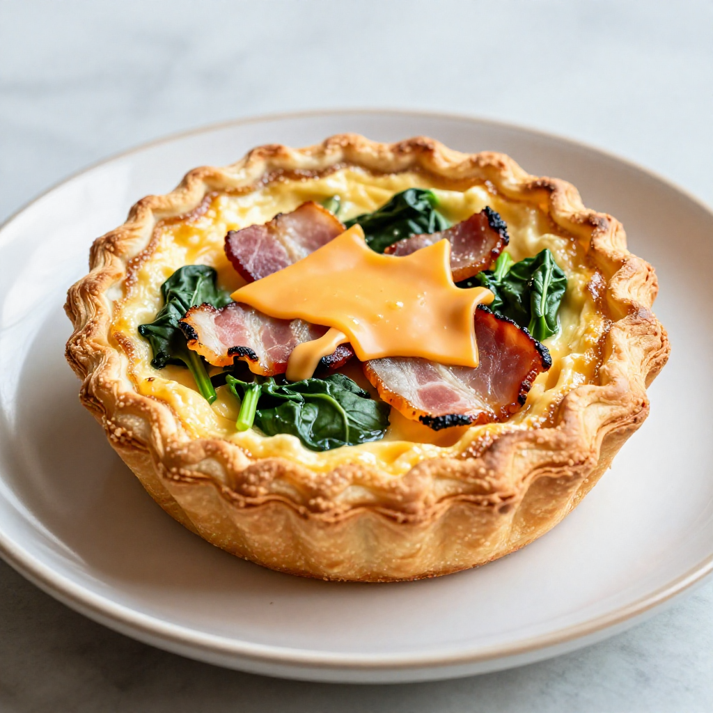 Bacon and Spinach Quiche