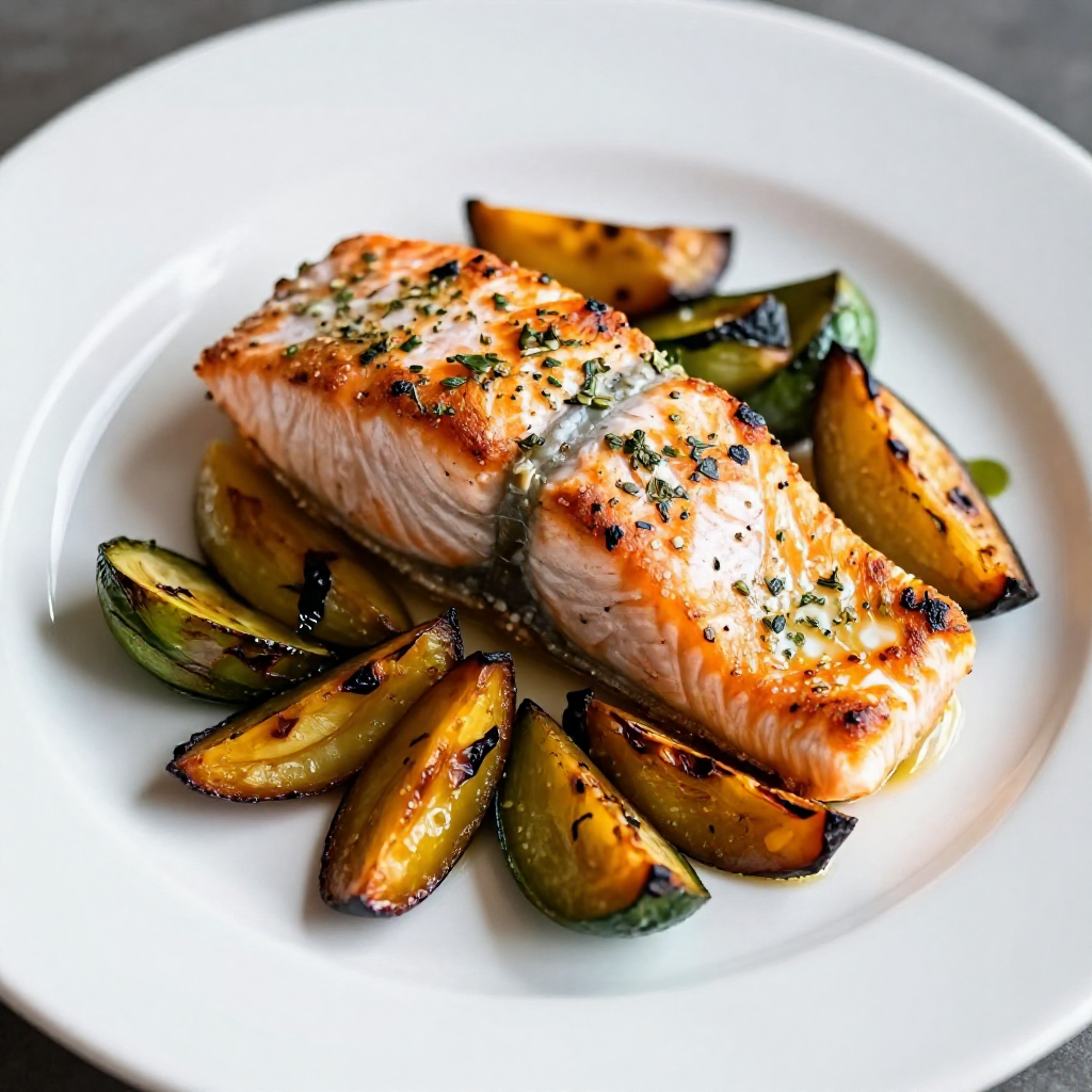 Baked Salmon with Lemon Garlic and Butter
