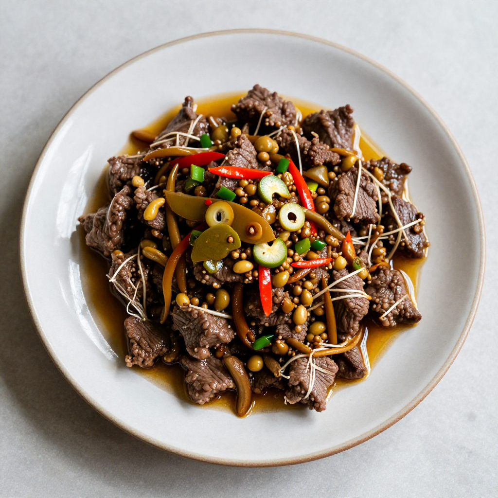 Beef with Ampalaya