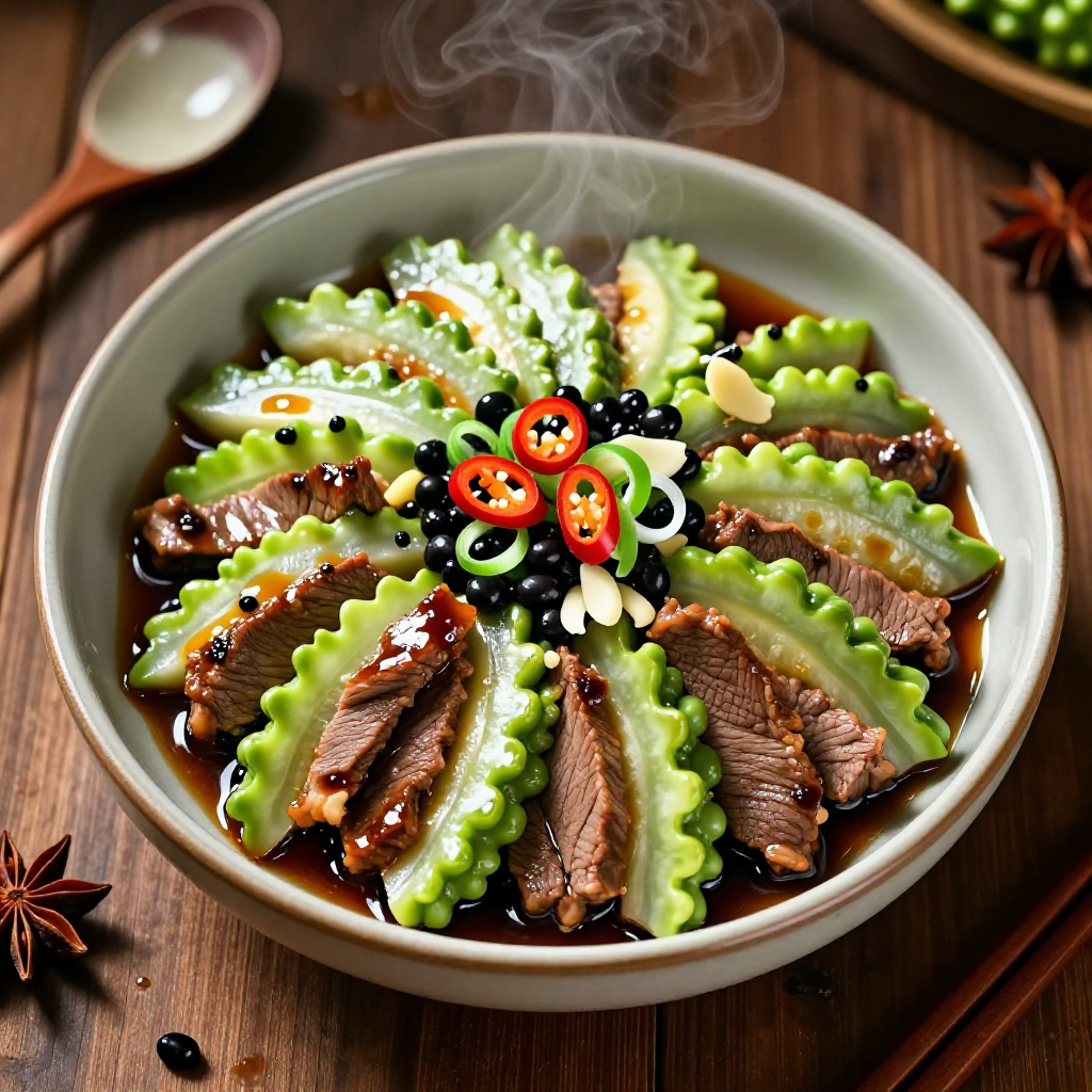 Beef with Ampalaya