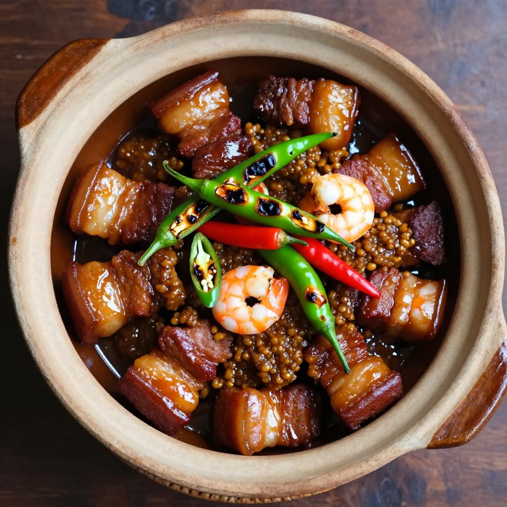 Binagoongang Baboy  (Pork in Shrimp Paste)