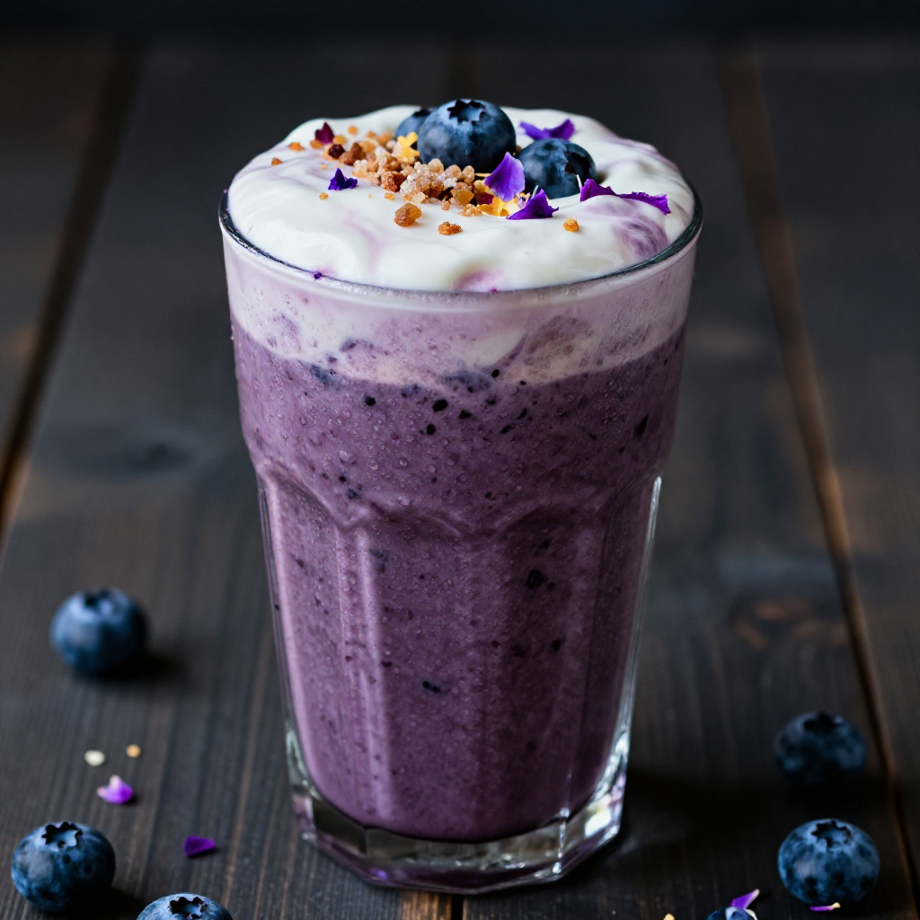 Blueberry Greek Yogurt Smoothie