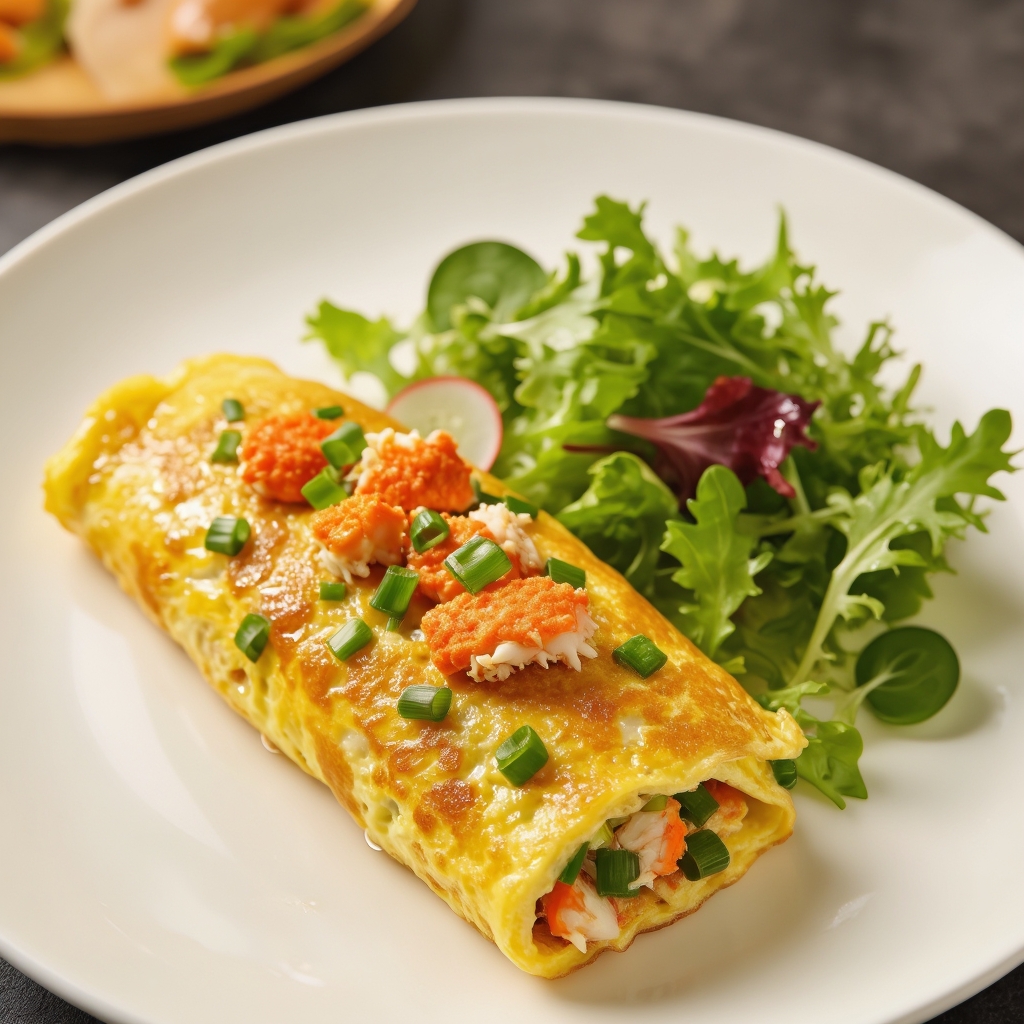 Crab Meat Omelette