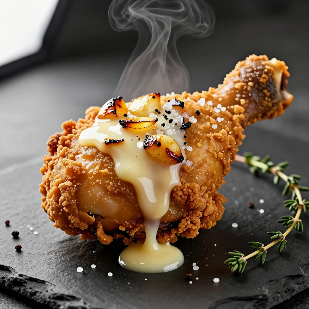 Butter Garlic Fried Chicken