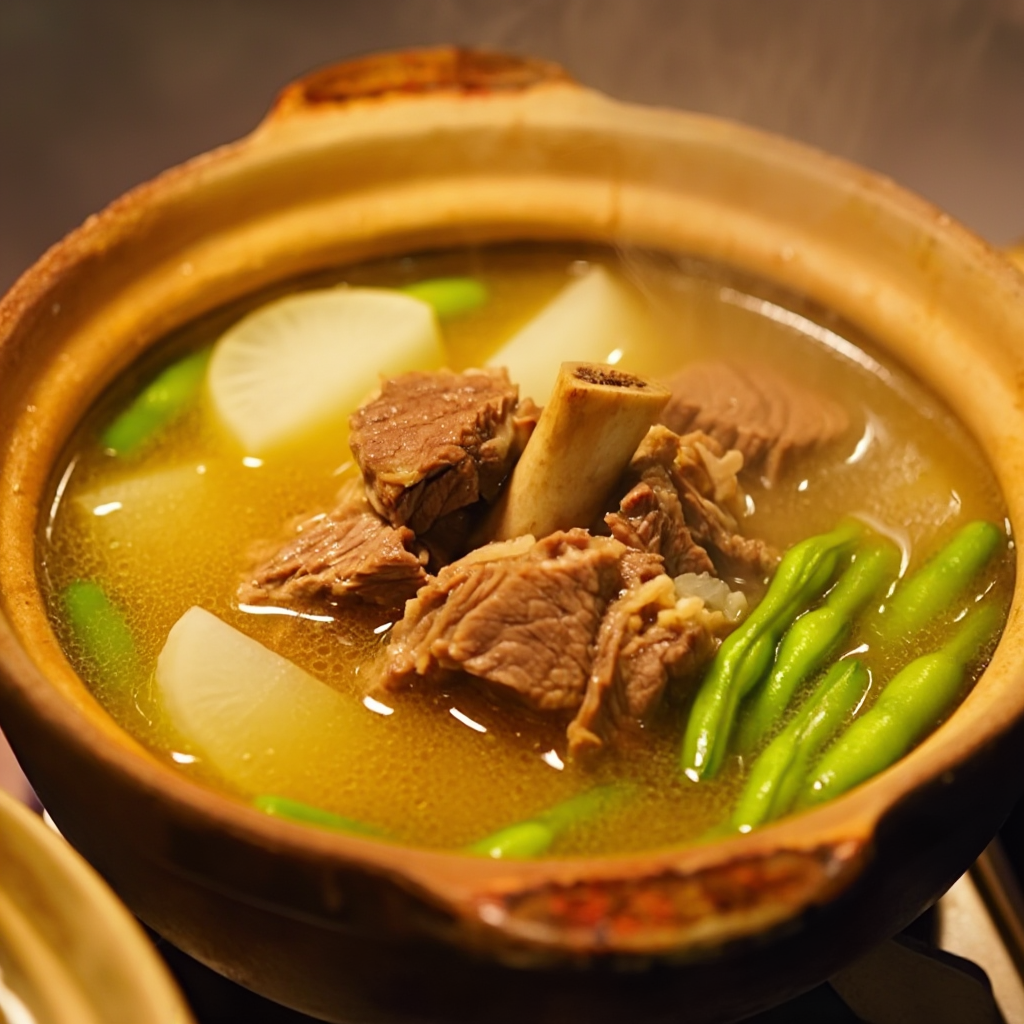 Cansi  (Ilonggo Bulalo and Sinigang in one Delicious Soup Dish)