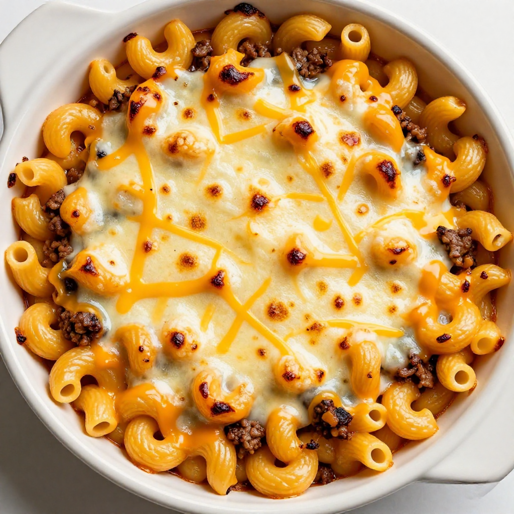 Cheesy Baked Macaroni Pinoy Style