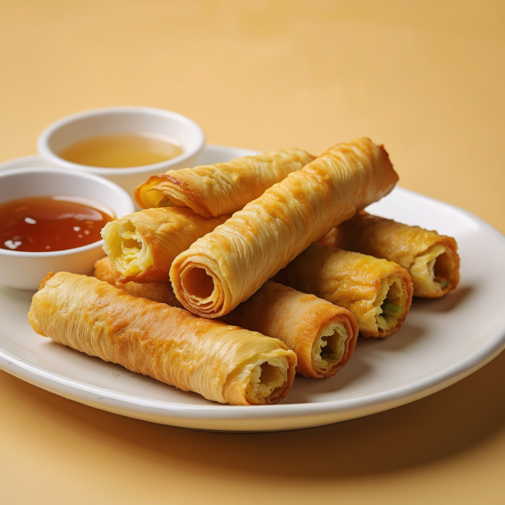 Cheesy Lumpiang Shanghai