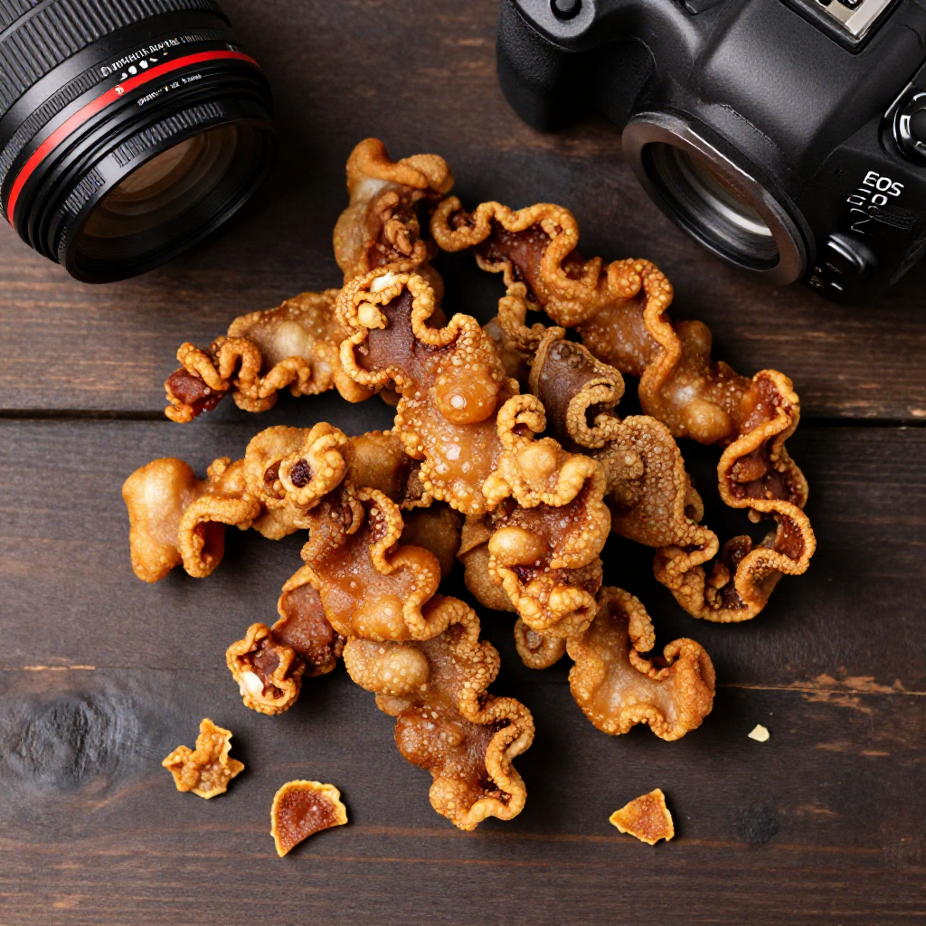 Chicharon Bulaklak with Spicy Vinegar