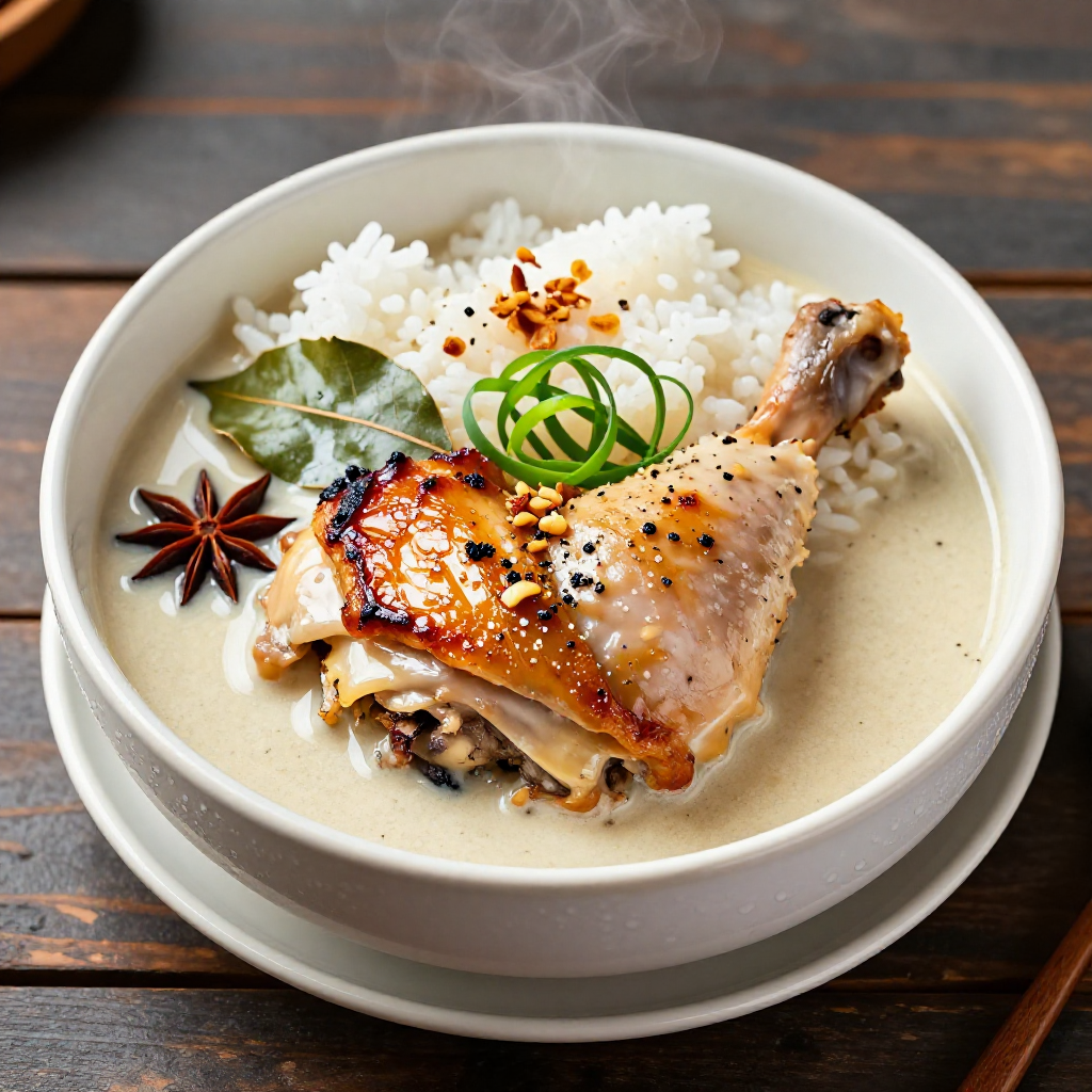 Chicken Adobo in Coconut Milk