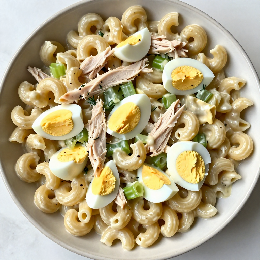 Chicken and Egg Macaroni Salad