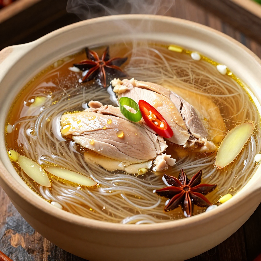 Chicken and Miswa Soup