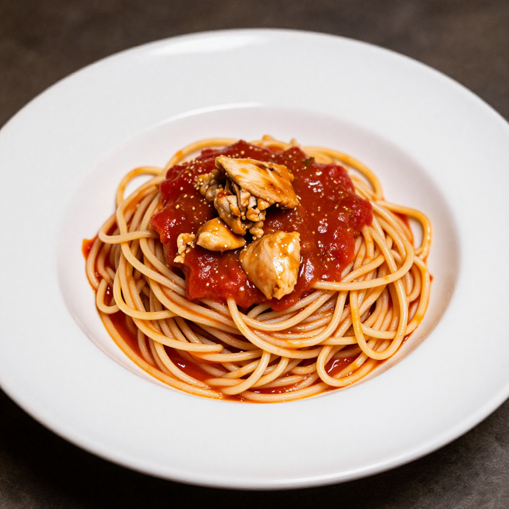 Chicken Pasta with Creamy Basil Sauce