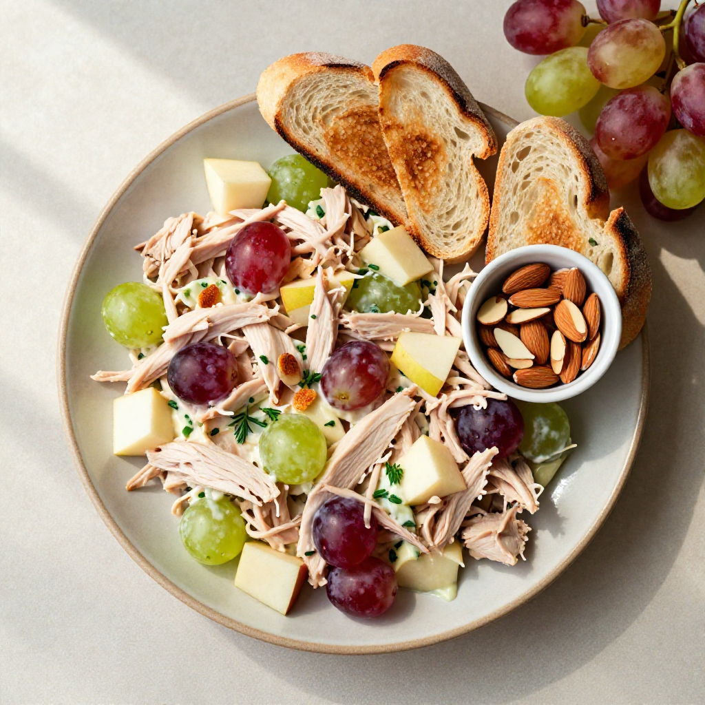 Chicken Salad with Apples and Grapes