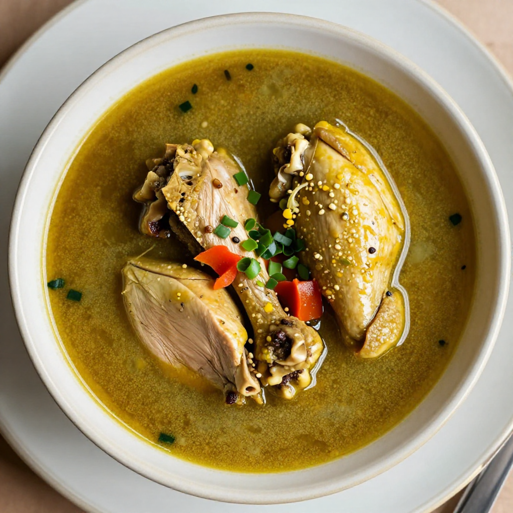Chicken Sotanghon Soup with Patola