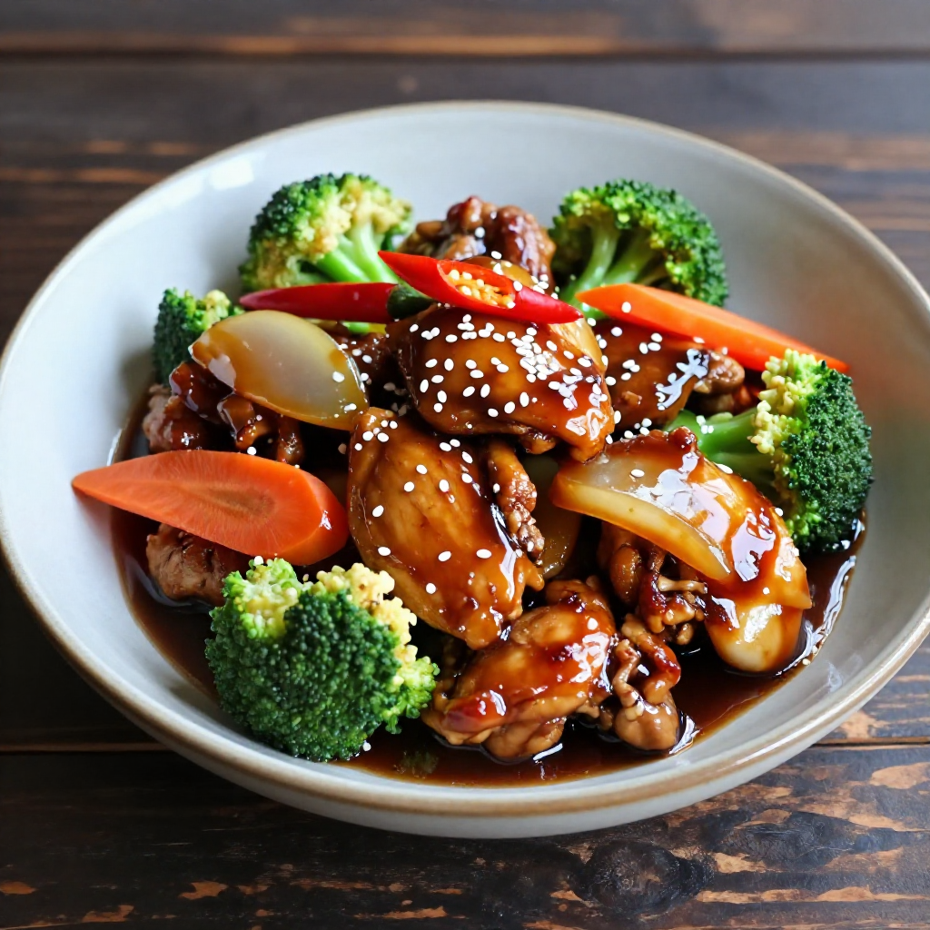 Chicken with Oyster Sauce Stir Fry