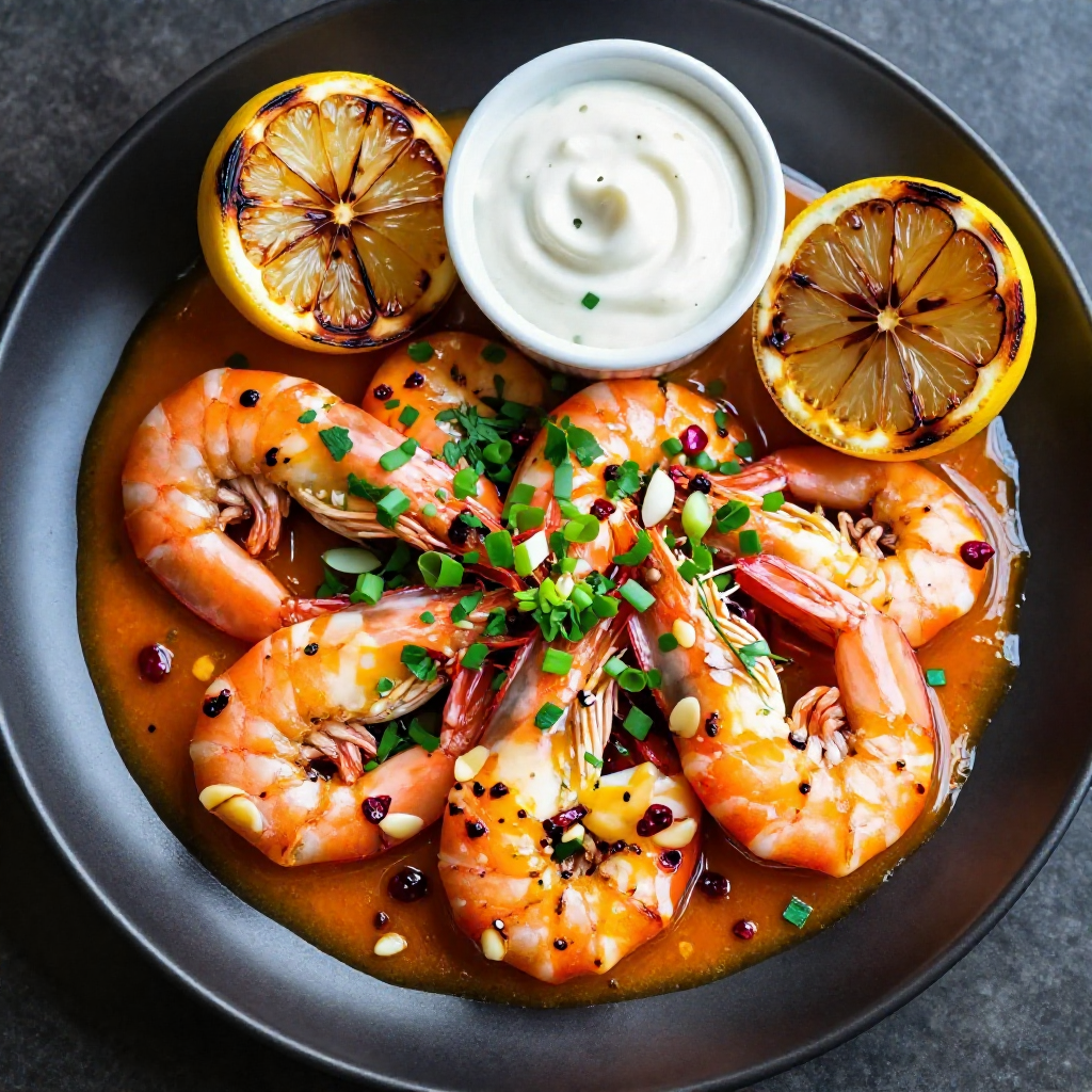 Chili Garlic Butter Shrimp