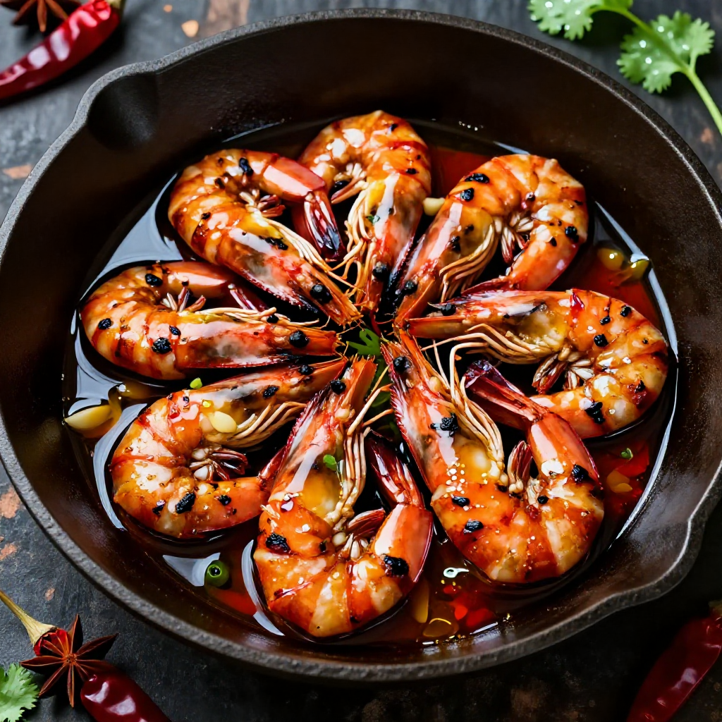 Chili Garlic Shrimp Saute