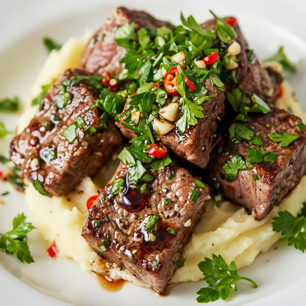 Chimichurri Steak Bites