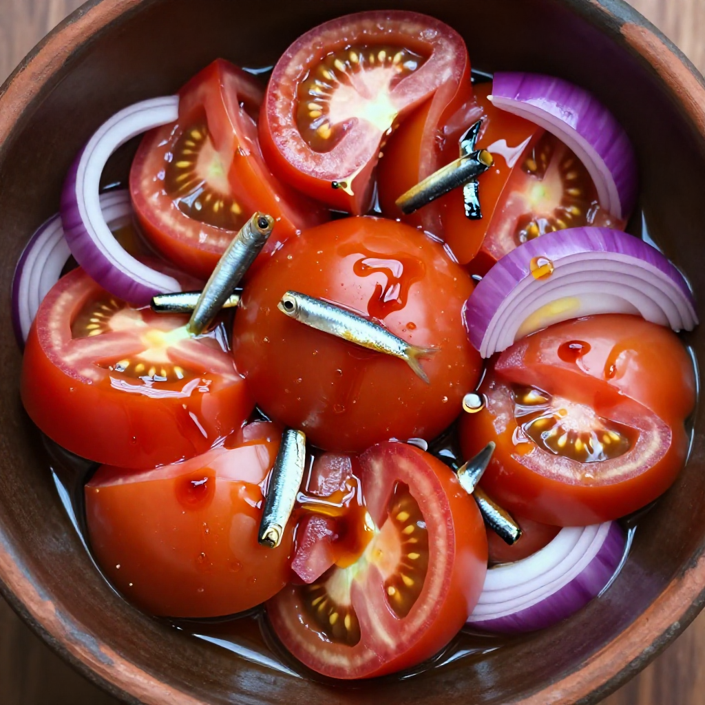 Chopped Tomato and Onion with Bagoong Isda
