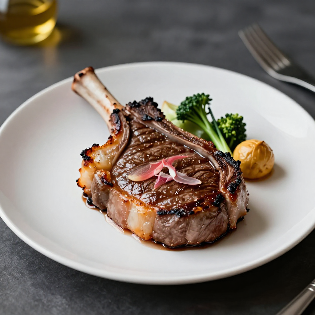 Tender Juicy Rib Eye Steak Using a Frying Pan