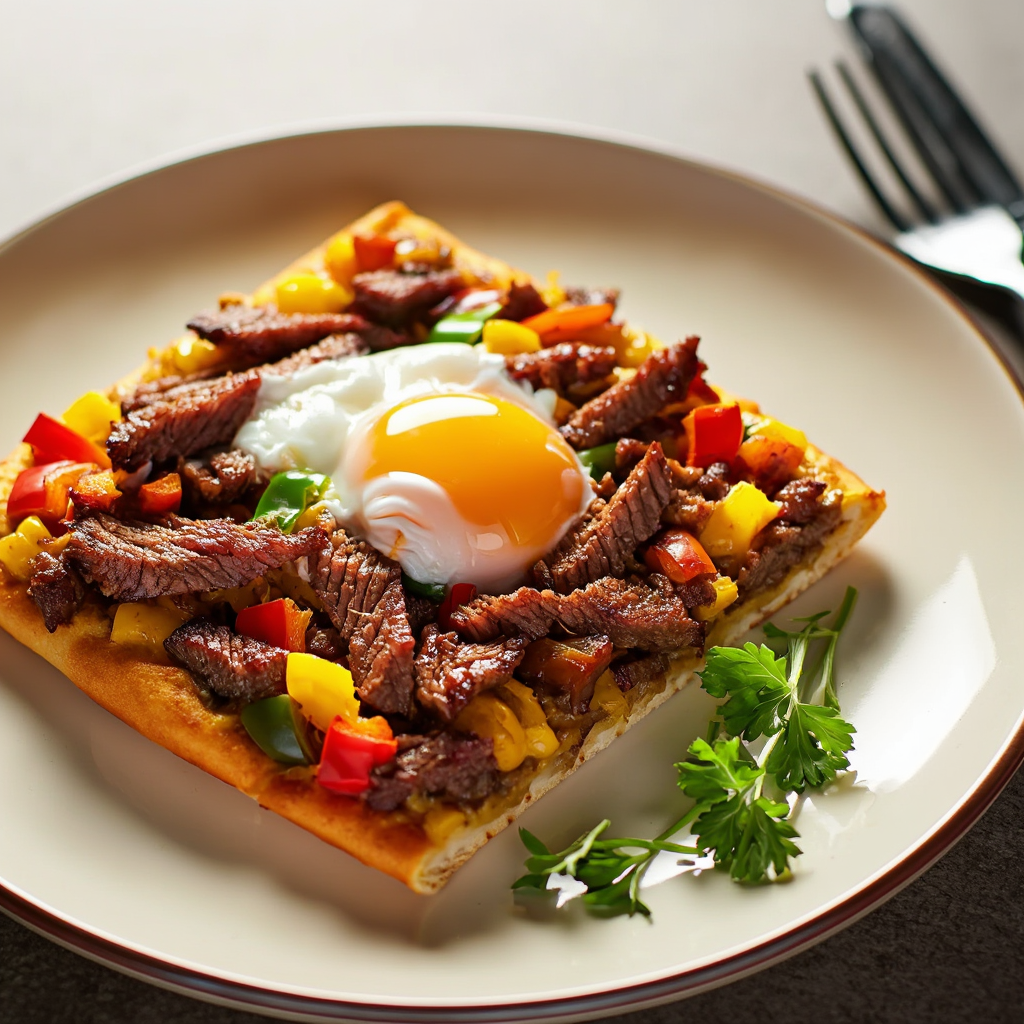 Corned Beef Hash Breakfast Pizza