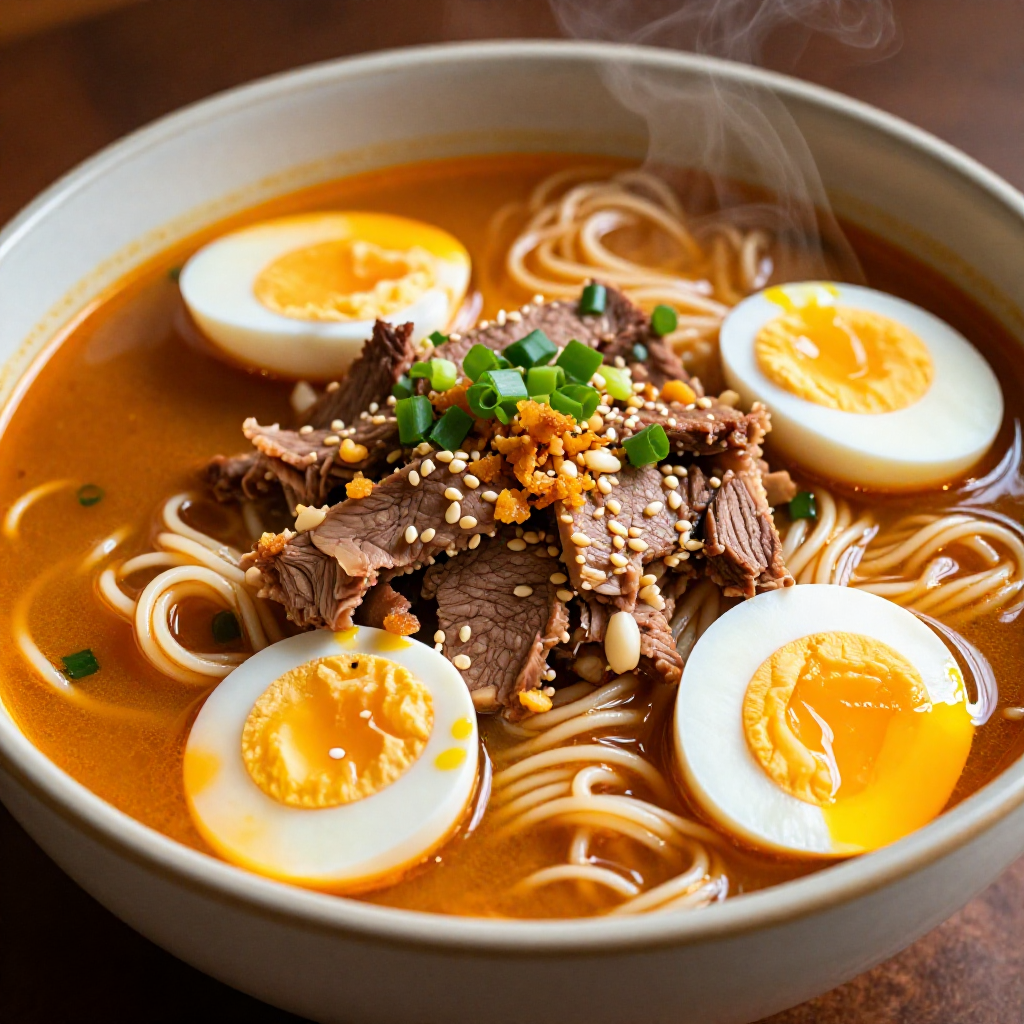 Corned Beef Lomi Batangas Style