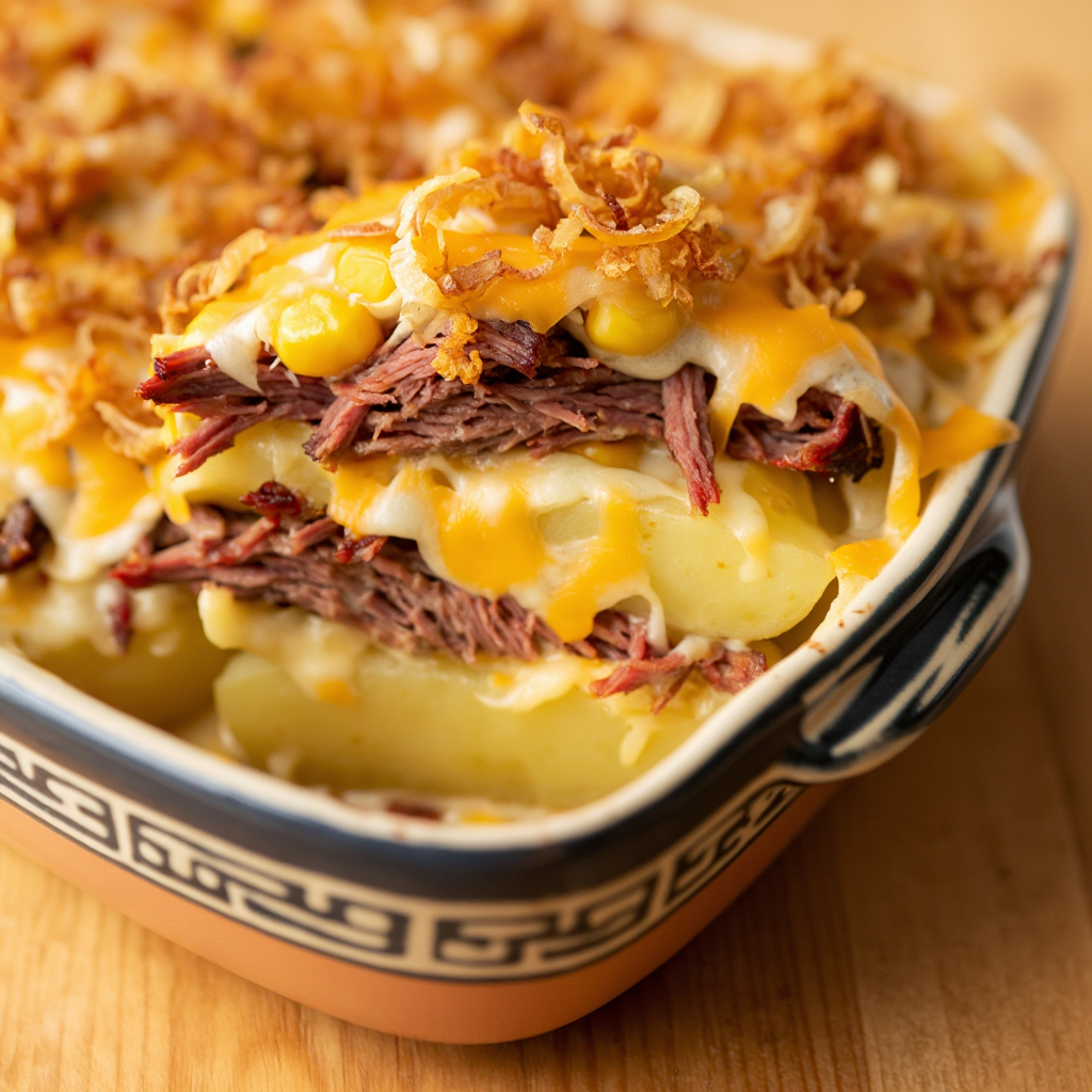 Corned Beef and Potato Casserole