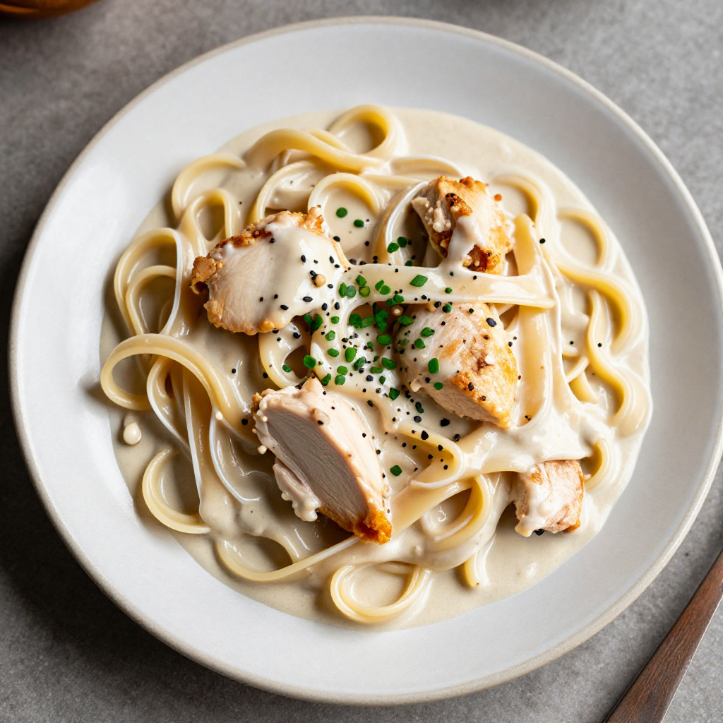 Creamy Garlic Parmesan Chicken Pasta