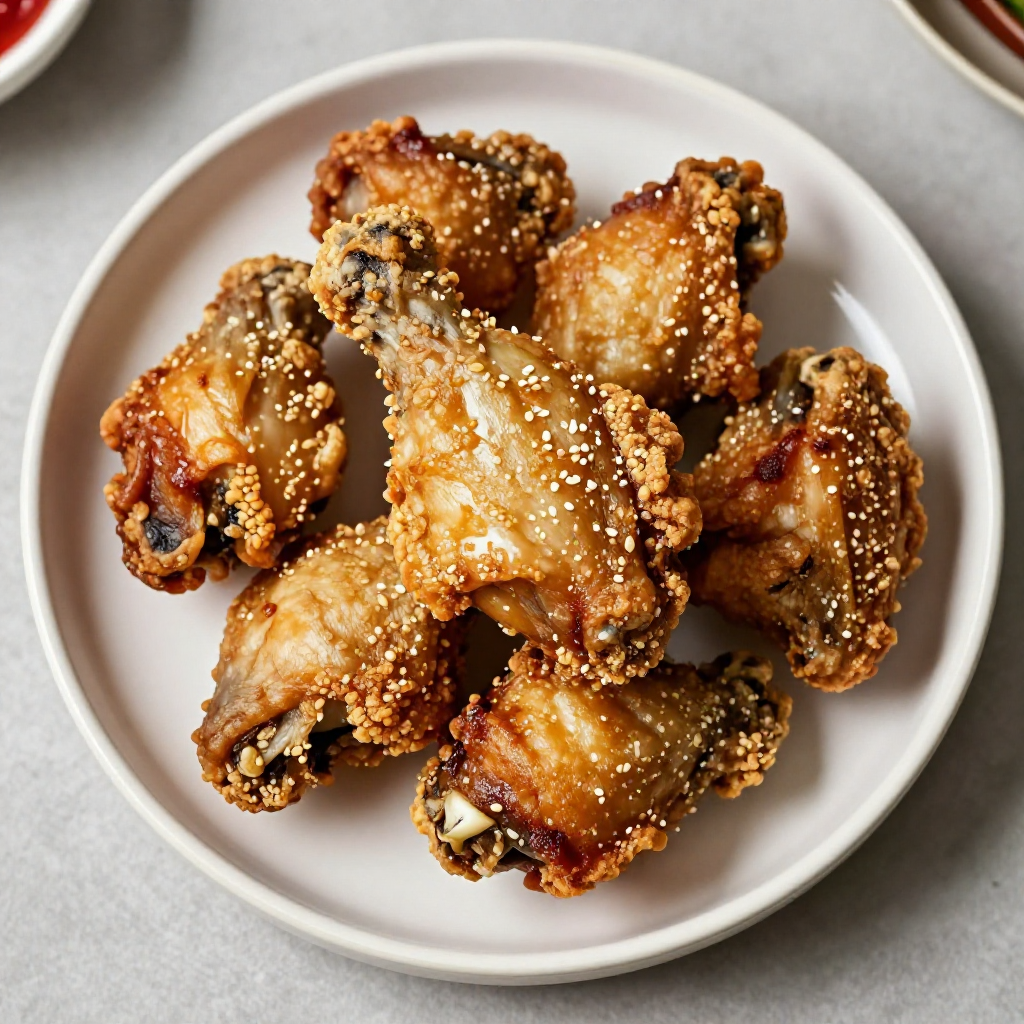 Crispy Fried Chicken Thighs