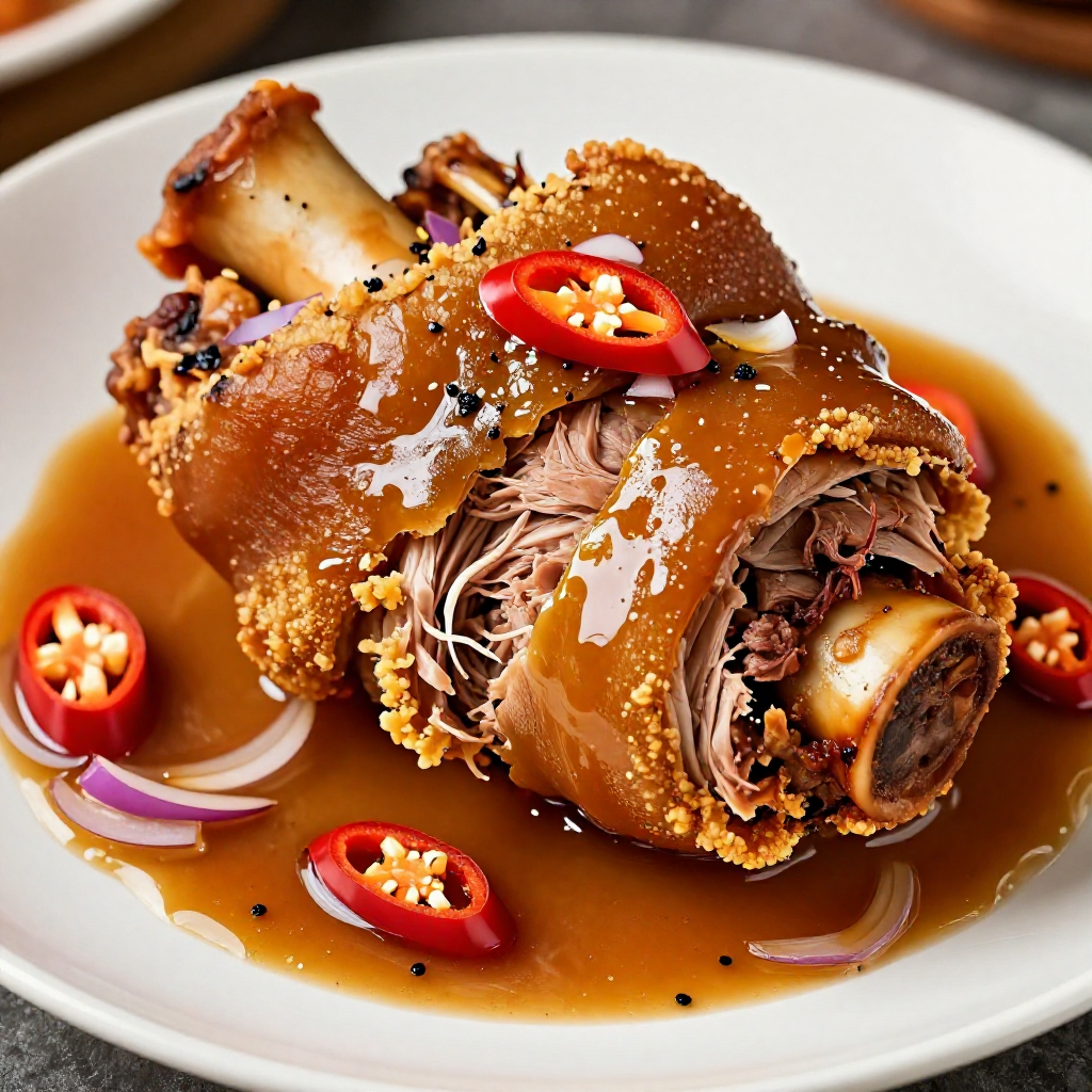 Crispy Pata Dinakdakan