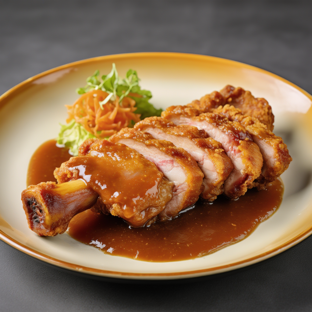 Crispy Pata with Lechon Sauce