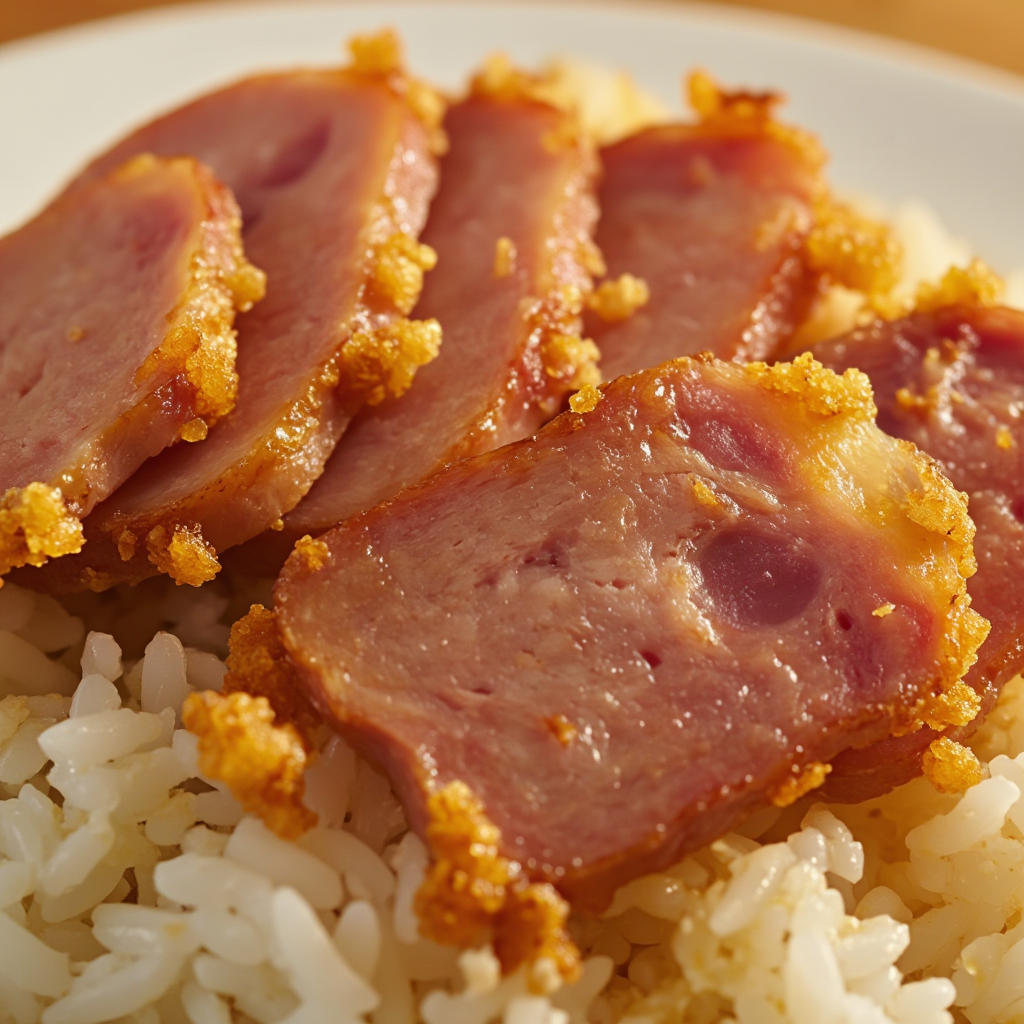 Crispy Spam Steak