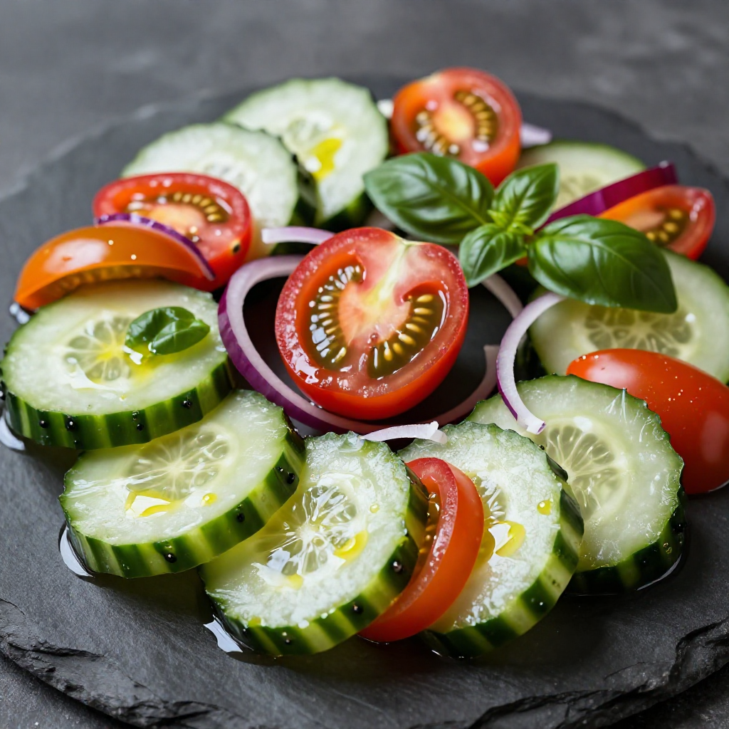 Cucumber Tomato Salad