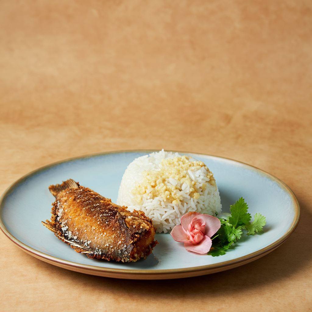 Daing na Bangus with Rice