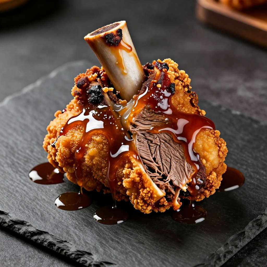 Deep Fried Bulalo with Restaurant Style Teriyaki Sauce