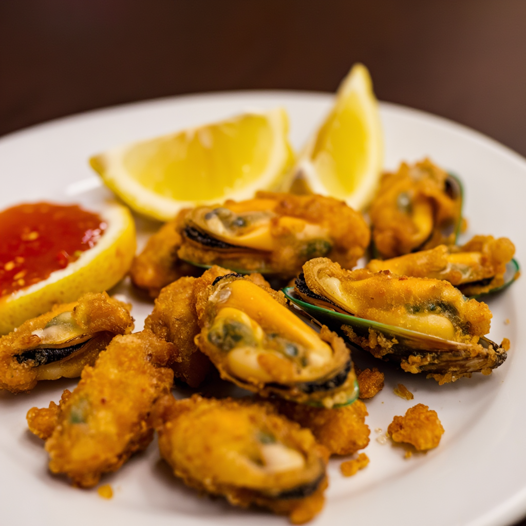 Deep Fried Mussels